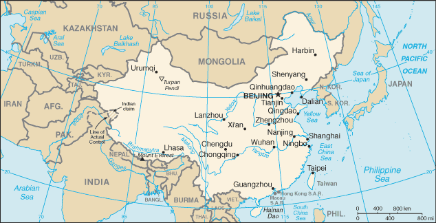 Map of China