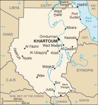 Map of Sudan