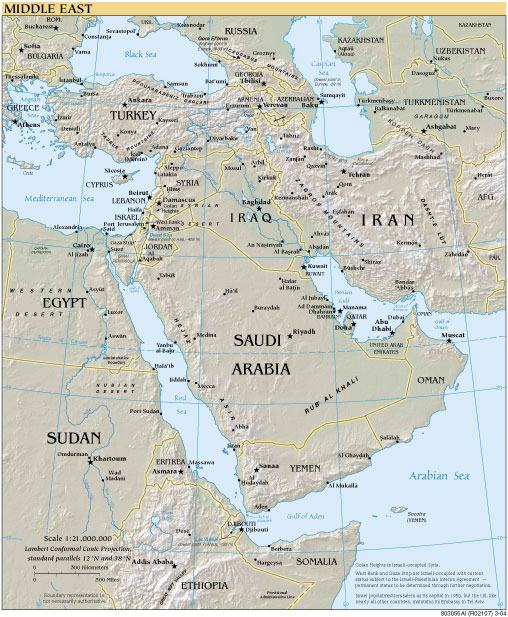 Middle East Map