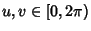 $u,v\in [0,2\pi)$