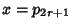 $x=p_{2r+1}$