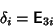 \begin{displaymath}
\delta_i={\hbox{\sf E}}_{3i}
\end{displaymath}