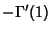 $\displaystyle -\Gamma'(1)$