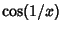 $\cos(1/x)$