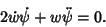 \begin{displaymath}
2\dot w\dot\psi+w\ddot\psi=0.
\end{displaymath}