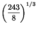 $\displaystyle \left({243\over 8}\right)^{1/3}$