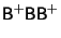 $\displaystyle {\hbox{\sf B}}^+{\hbox{\sf B}}{\hbox{\sf B}}^+$