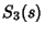 $\displaystyle S_3(s)$