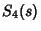 $\displaystyle S_4(s)$