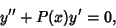 \begin{displaymath}
y''+P(x)y'=0,
\end{displaymath}