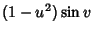 $\displaystyle (1-u^2)\sin v$