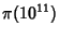 $\displaystyle \pi(10^{11})$