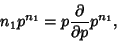 \begin{displaymath}
n_1p^{n_1} = p{\partial\over\partial p} p^{n_1},
\end{displaymath}