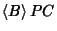 $\left\langle{B}\right\rangle{}PC$