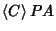 $\left\langle{C}\right\rangle{}PA$