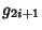 $\displaystyle g_{2i+1}$